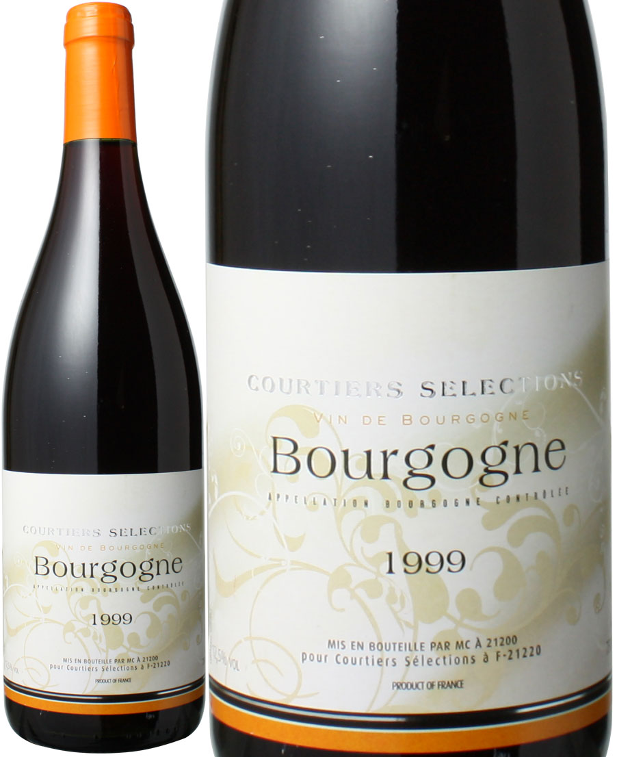 uS[jE[W@1999@NeBGEZNV@ԁ@<br>Bourgogne Rouge / Courtiers Selections   Xs[ho
