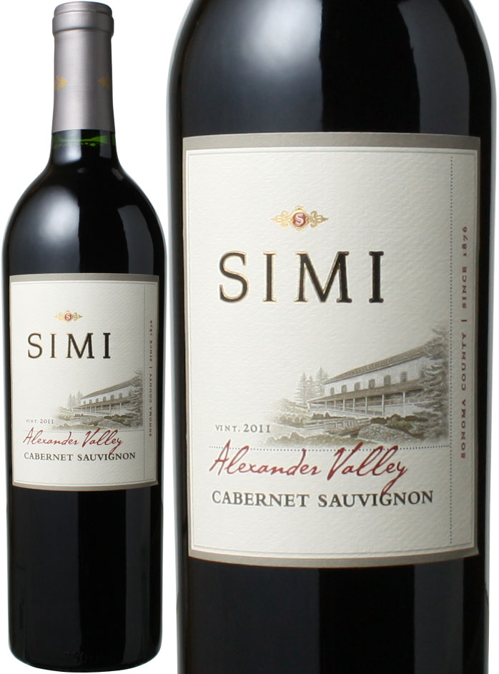 シミ　アレキサンダーヴァレー　カベルネ・ソーヴィニヨン　2016　シミ・ワイナリー　赤※ヴィンテージが異なる場合があります。　<br>Simi Alexander Valley Cabernet Sauvignon / Simi Winery　スピード出荷