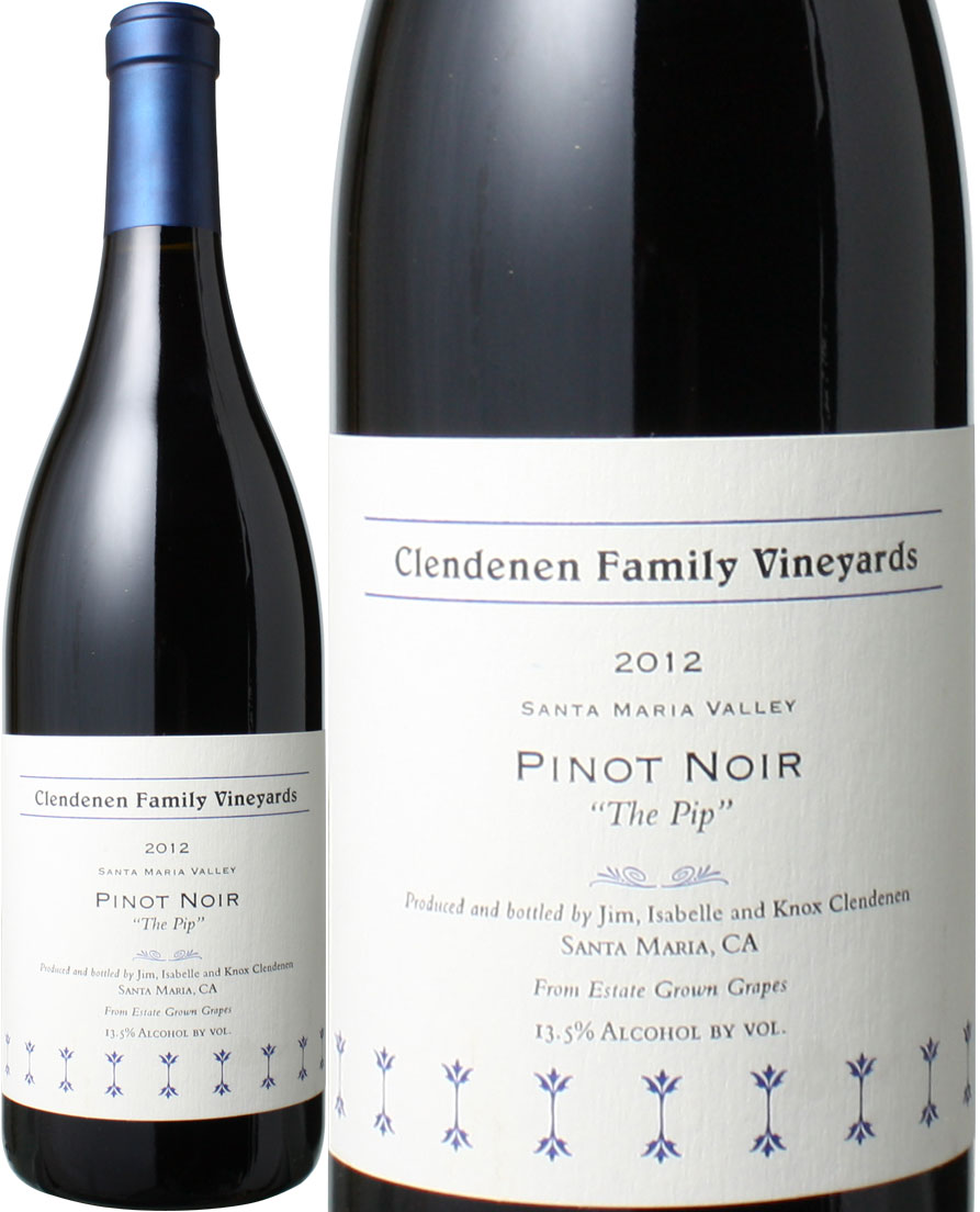 smEm[@UEsbv@T^E}AE@[@2018@NflEt@~[EB[Y@ԁBe[WقȂꍇ܂B<br>Pinot Noir The Pip / Clendenen Family Vineyards   Xs[ho
