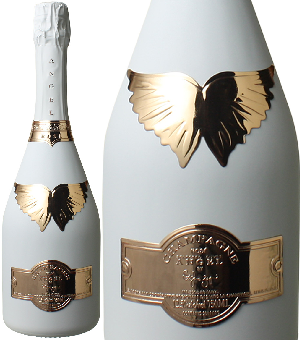 エンジェル ロゼ ホワイト 箱なし NV ロゼAngel Champagne Rose White スピード出荷 | ワインショップ ドラジェ 本店