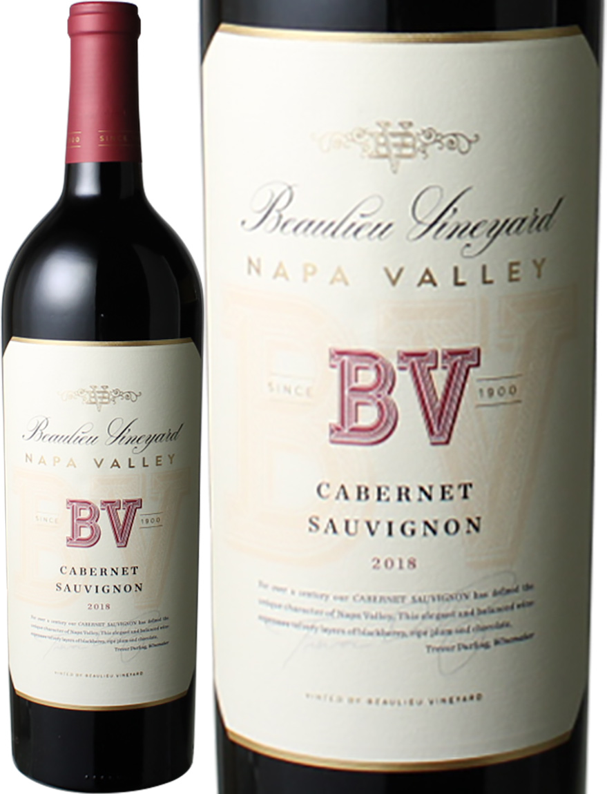ボーリュー・ヴィンヤード　BV　ナパ・ヴァレー　カベルネ・ソーヴィニヨン　2018　赤　<br>Beaulieu Vineyard Cabernet Sauvignon Napa Valley　スピード出荷