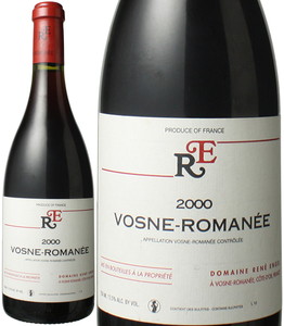 ヴォーヌ・ロマネ　2000　ルネ・アンジェル　赤　 Vosne Romanee / Rene Engel   スピード出荷