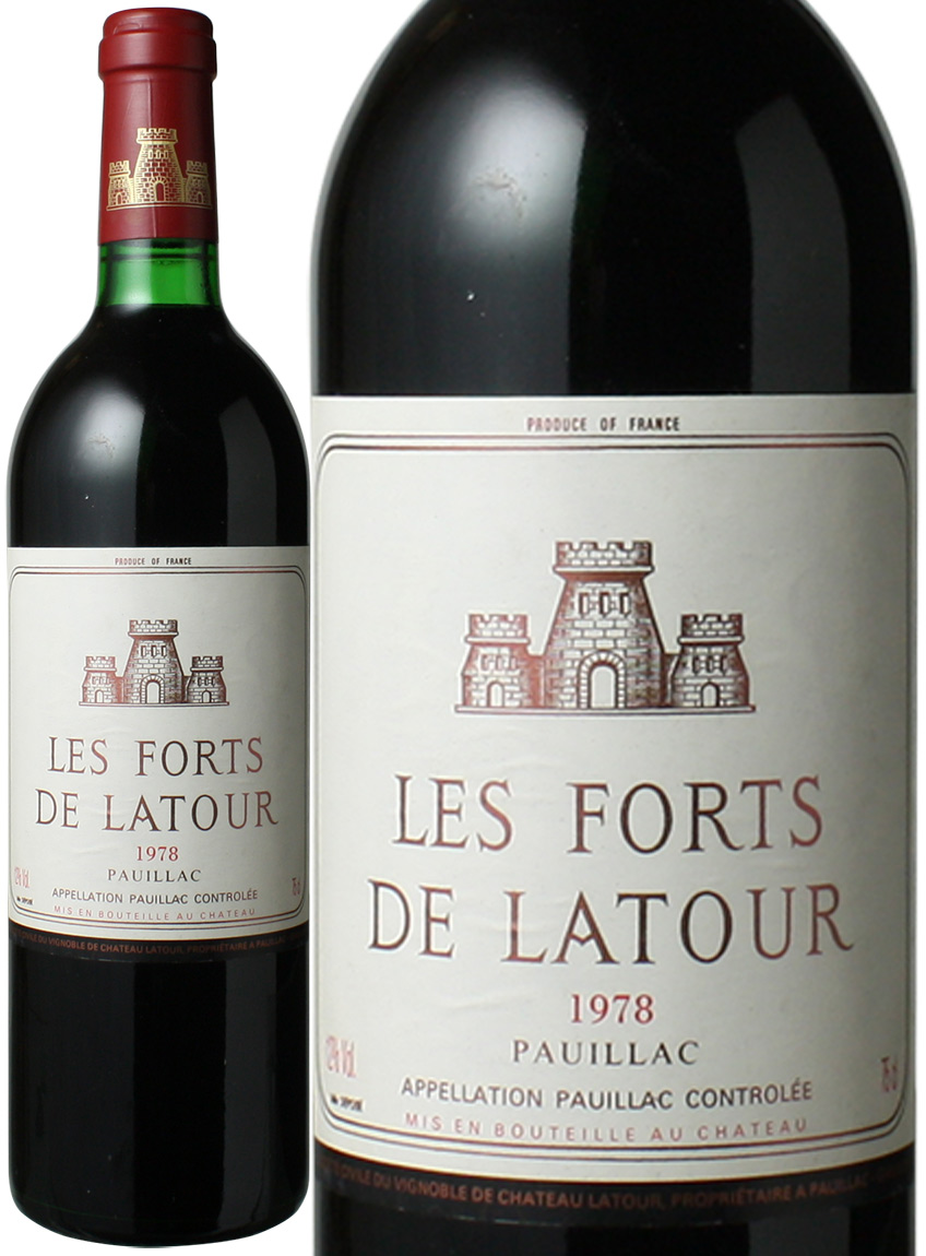 レ・フォール・ド・ラトゥール　1978　赤　 Les Forts de Latour スピード出荷