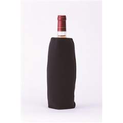 ワイン　ボトルクーラー　スリーブ　ブラック　1個　【08925】　 ラベルと残量が見える　ワインクーラー　グローバル　軽量　冷凍可能　＜ワイングッズ＞   スピード出荷
