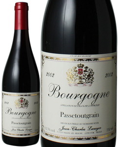 【20％OFF】ブルゴーニュ・パストゥグラン　2002　ジャン・シャルル・ルクイエ　赤　 Bourgogne Passsetoutgrains / Jean Charles Lecuyer  スピード出荷