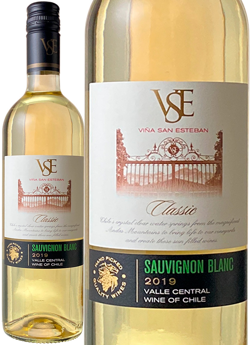 クラシック ソーヴィニヨン・ブラン 2019 ヴィーニャ・サン・エステバン 白 Classic Sauvignon Blanc / Vina San  Esteban スピード出荷 | ワインショップ ドラジェ 本店