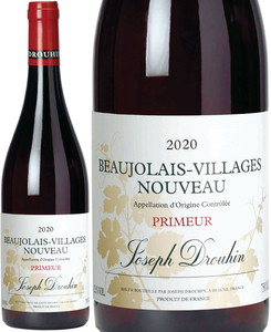 ボジョレー・ヴィラージュ・ヌーヴォー　2020　ジョゼフ・ドルーアン　赤　 Beaujolais Villages Nouveau / Joseph Drouhin