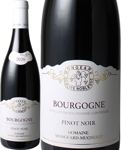 ブルゴーニュ ピノ・ノワール 2021 モンジャール・ミュニュレ 赤<br>Bourgogne Pinot Noir / Mongeard Mugneret  スピード出荷