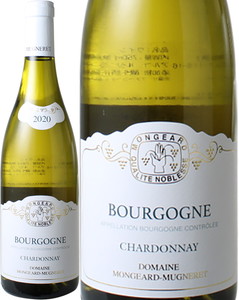 ブルゴーニュ　シャルドネ　2020　モンジャール・ミュニュレ　白<br>Bourgogne Chardonnay / Mongeard Mugneret  スピード出荷