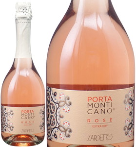 ポルタ・モンティカーノ・ロゼ・エクストラ・ドライ　NV　ザルデット　ロゼ　【■I851】　※即刻お取り寄せ品！欠品の際はご連絡します！　 Porta Monti Cano Rose Extra Dry