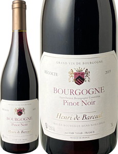 ブルゴーニュ　ピノ・ノワール　2022　アンリ・ドゥ・バレイル　赤 Bourgongne Pinot Noir / Henri de Bareuil  スピード出荷