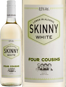 【5/13以降出荷】スキニー・ホワイト　サウス・アフリカ　NV　スキニー　白　【■VLS1FC--NV】　※即刻お取り寄せ品！欠品の際はご連絡します！　 Four Cousins Skinny White