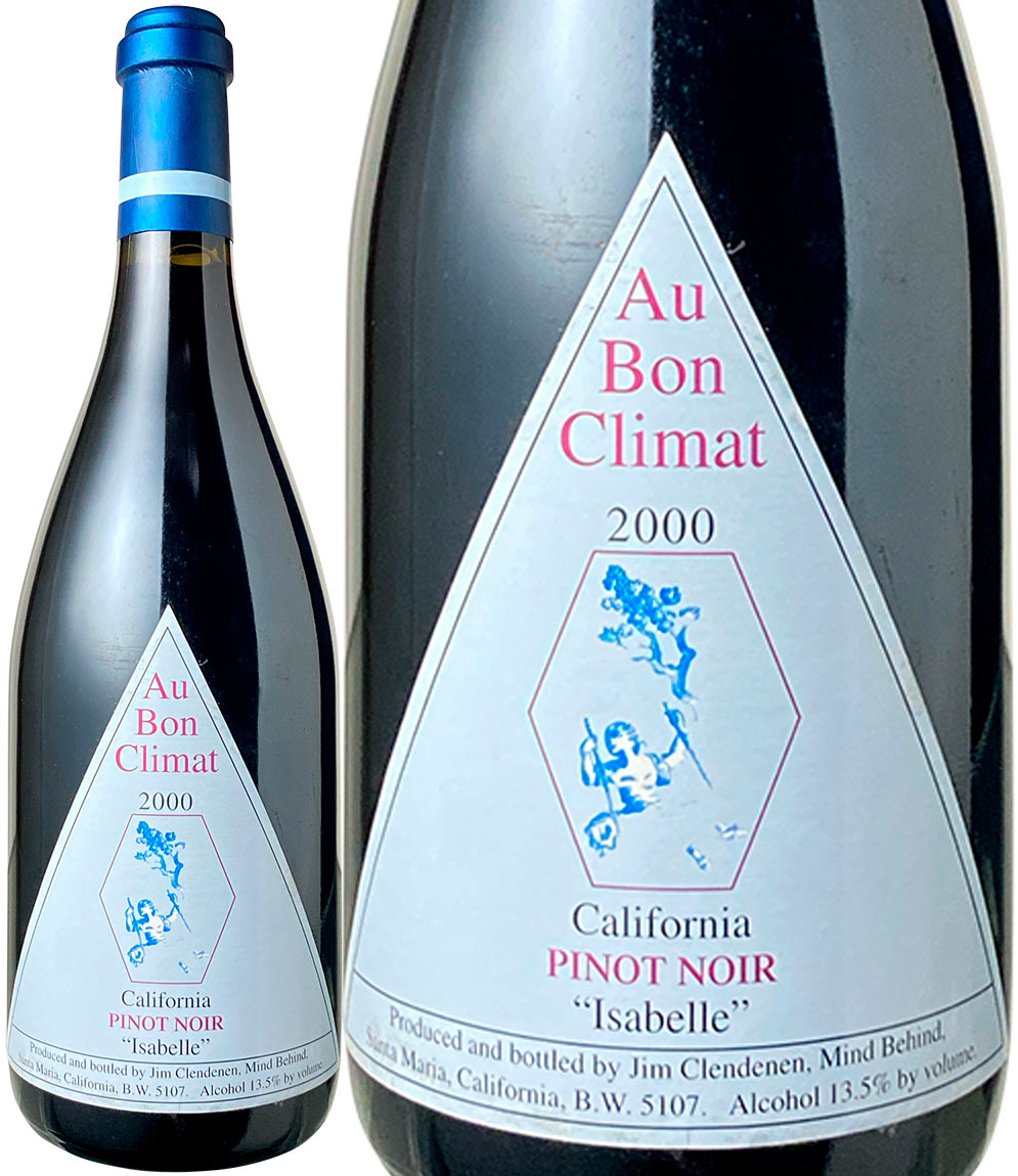 I[E{EN}@smEm[@CUx@2000@ԁ@<br>Au Bon Climat Pinot Noir Isabell  / Jim Clendenen  Xs[ho