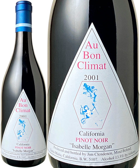 オー・ボン・クリマ　ピノ・ノワール　イザベル　2001　赤　<br>Au Bon Climat Pinot Noir Isabell  / Jim Clendenen  スピード出荷