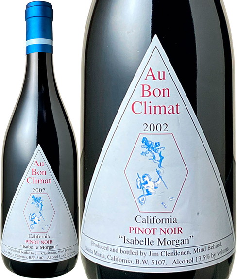 オー・ボン・クリマ　ピノ・ノワール　イザベル　2002　赤　<br>Au Bon Climat Pinot Noir Isabell  / Jim Clendenen  スピード出荷