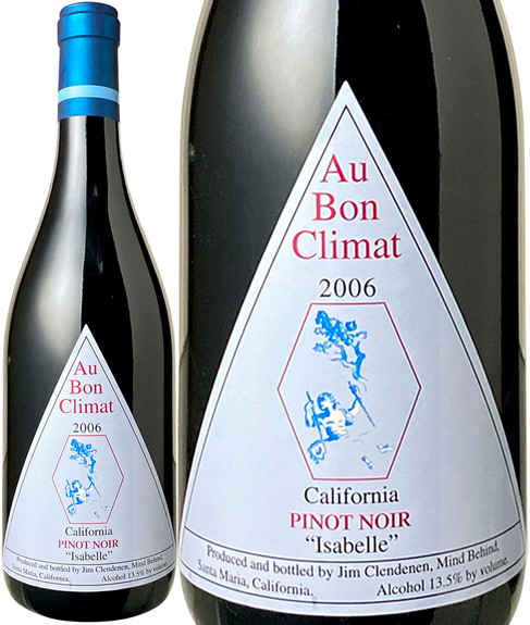 オー・ボン・クリマ　ピノ・ノワール　イザベル　2006　赤　<br>Au Bon Climat Pinot Noir Isabell  / Jim Clendenen  スピード出荷