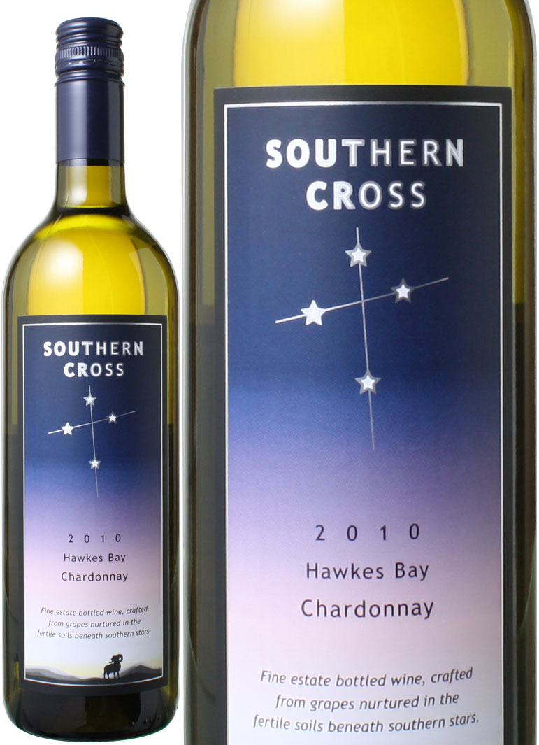サザン・クロス　ホークスベイ・シャルドネ　2013　ワイン・ポートフォリオ　白　※ヴィンテージが異なる場合があります。　<br>Southern Cross Hawkes Bay Chardonnay / Wine Portfolio　スピード出荷