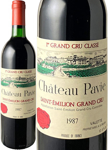 シャトー・パヴィ　　　1987　赤　<br>Chateau Pavie  スピード出荷