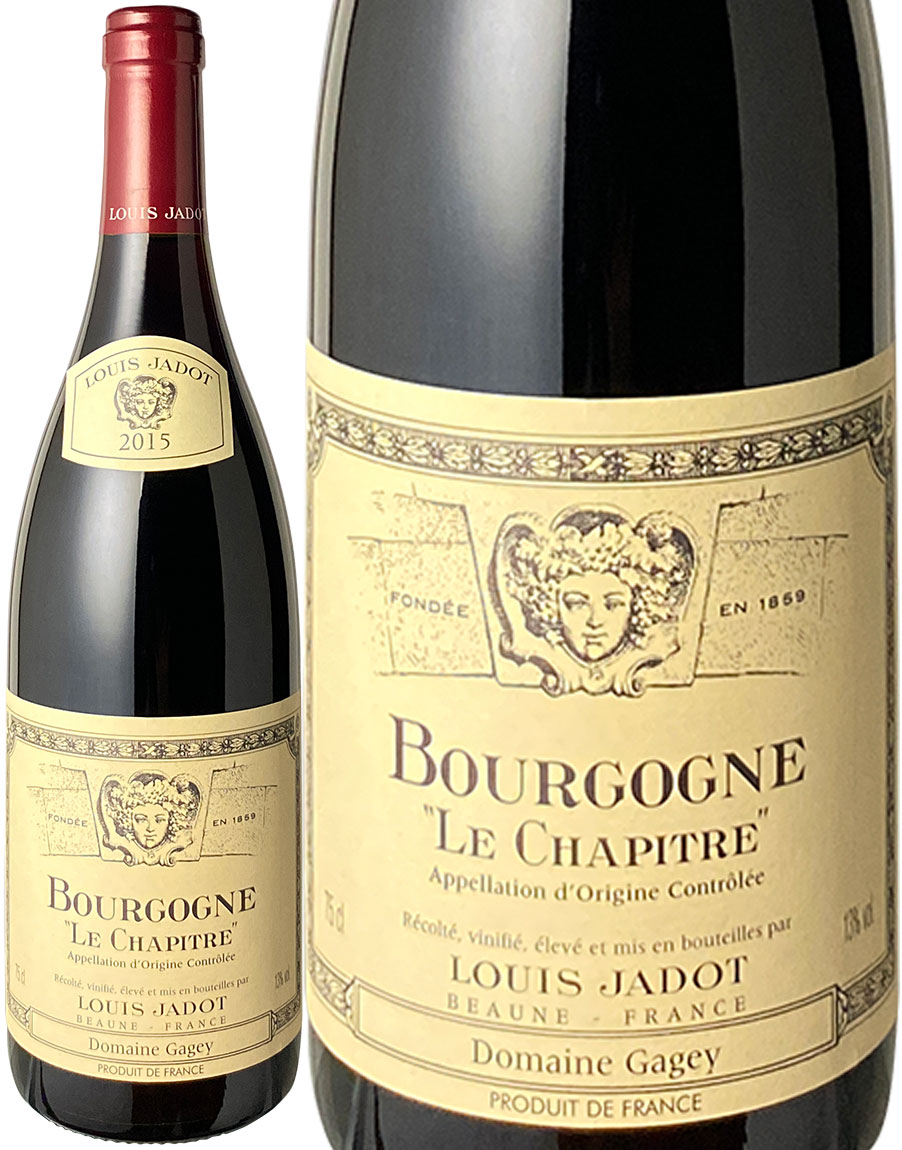 uS[j@EVsg@h[kEKWF@2015@CEWh@ԁ@<br>Bourgogne Le Chapitre Rouge Domaine Gagey / Louis Jadot  Xs[ho