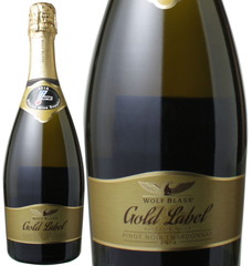 ウルフ・ブラス　ゴールド・ラベル　スパークリング　ピノ・ノワール／シャルドネ　2014　白　 Wolf Blass Gold Label Pinot Noir Chardonnay NV   スピード出荷