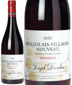 ボジョレー・ヴィラージュ・ヌーヴォー　2021　ジョゼフ・ドルーアン　赤　 Beaujolais Villages Nouveau / Joseph Drouhin