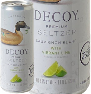 デコイ　プレミアム・セルツァー　ソーヴィニョン・ブラン　ライム　250ml缶　NV　ダック・ホーン　白　 Decoy Premium Seltzer Sauvignon Blanc with Lime / Duckhorn   スピード出荷