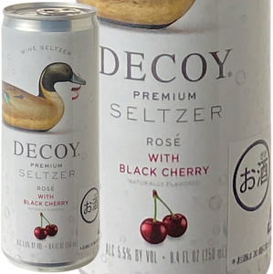 デコイ　プレミアム・セルツァー　ロゼ　ブラックチェリー　250ml缶　NV　ダック・ホーン　ロゼ　 Decoy Premium Seltzer Rose with Black Cherry/ Duckhorn   スピード出荷