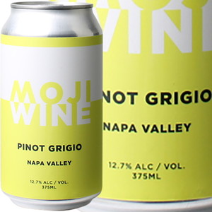 ピノ・グリージョ　ナパ・ヴァレー　375ml缶　NV　モジ・ワイン　白　 Pinot Grigio Napa Vallay / Moji Wine  スピード出荷