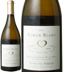 オレゴン　ピノ・ノワール　クール・ブラン　2014　ドメーヌ・セリーヌ　白　<br>Pinot Noir Coeur Blanc / Domaine Serene   スピード出荷