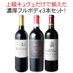 【送料無料】ワインセット 濃厚 フルボディ ポイヤック アマローネ ジゴンダス 赤ワイン 3本 上級濃厚フルボディ 第1弾