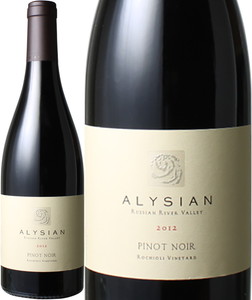 ピノ・ノワール　ロキオリ・ヴィンヤード　2012　アリシアン・ワインズ　赤※ヴィンテージワインの為、ラベルにわずかなシミがございます。　 Pinot Noir Rochioli Vineyard / Alysian Wines  スピード出荷