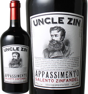 ジンファンデルのアパッシメント！　アンクル・ジン　サレント・ジンファンデル・アパッシメント　2019　モンド・デル・ヴィーノ　赤　 Uncle Zin Salento Zinfandel Appassimento / Mondo Del Vino  スピード出荷