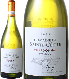 シャルドネ　ペイ・ドック　アルページュ　2019　ドメーヌ・サン・セシル　白　※ヴィンテージが異なる場合があります。　 Chardonnay Pays d'Oc Arpege / Domaine de Sainte Cecile　スピード出荷