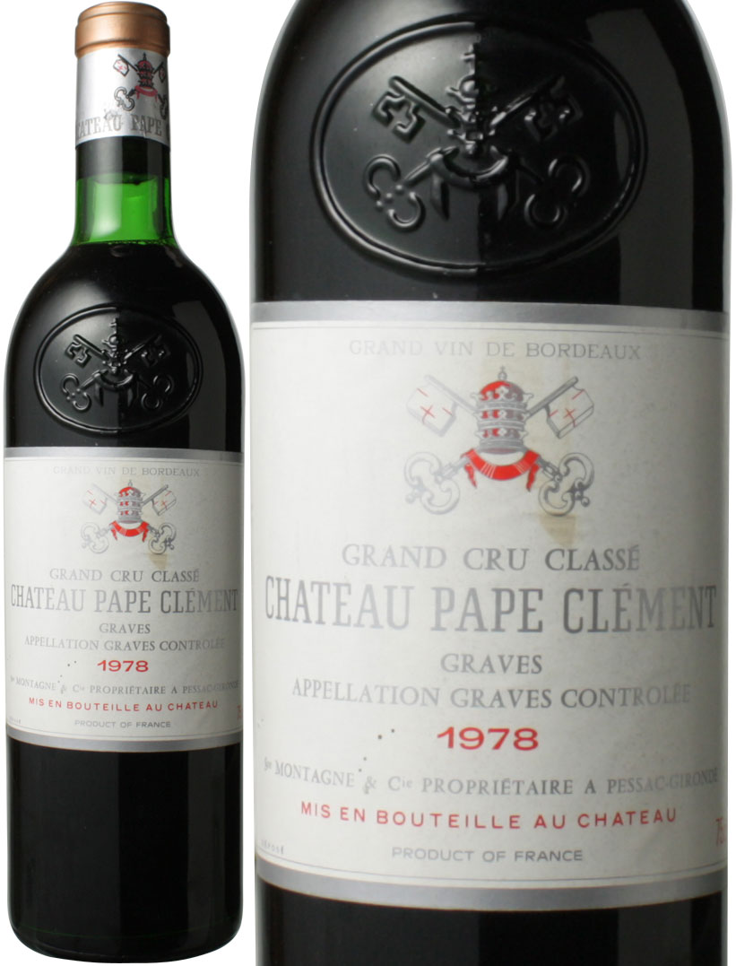 Vg[EpvEN}@1978@ԁ@<br>Chateau Pape Clement    Xs[ho