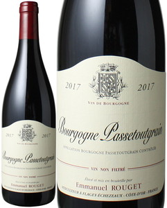 ブルゴーニュ・パストゥグラン　2017　エマニュエル・ルジェ　赤　<br>Bourgogne Passetoutgrain / Emmanuel Rouget   スピード出荷