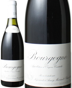 ブルゴーニュ・ルージュ　1999　メゾン・ルロワ　赤　<br>Bourgogne Rouge / Maison Leroy