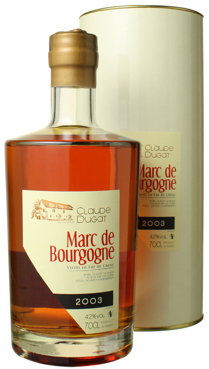 マール・ド・ブルゴーニュ ７００ｍｌ 2003 クロード・デュガ Marc de Bourgogne / Claude Dugat スピード出荷 |  ワインショップ ドラジェ 本店