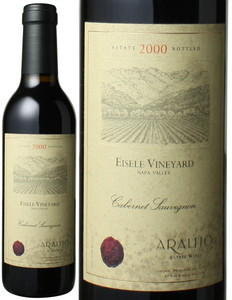 アロウホ　カベルネ・ソーヴィニヨン　アイズリー・ヴィンヤード　ハーフサイズ　375ml　2000　アロウホ・エステート　赤　 Araujo Cabernet Sauvignon Eisele Vineyard / Araujo Estate Wines   スピード出荷