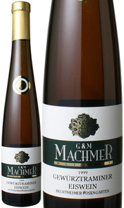 アイスヴァイン　ベヒトハイマー　ローゼンガルテン　ゲヴュルツトラミネール　375ml　1999　G&Mマハマー醸造所　白　 Bechtheimer Rosengarten Gewurztraminer Eiswein / G&M Machmer   スピード出荷